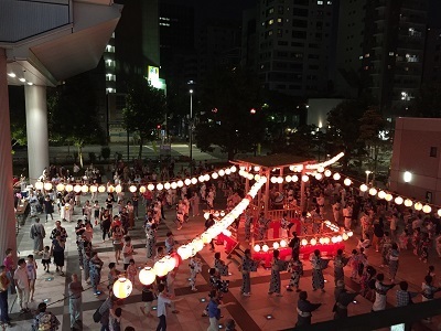 日本橋で盆踊りを楽しむ夏！