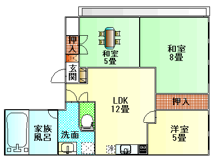 5人以上の宿泊に便利な客室。いつもの生活を崩さず滞在できるのでストレスフリー。