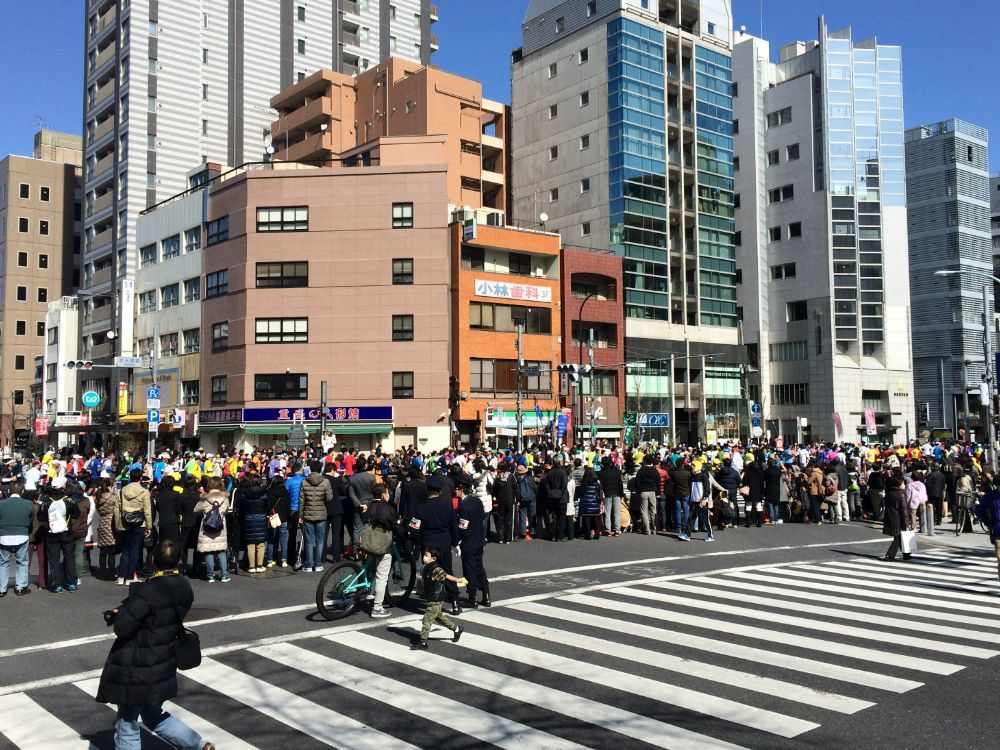 Tokyo marathon 2026 Nihonbashi Ningyocho 