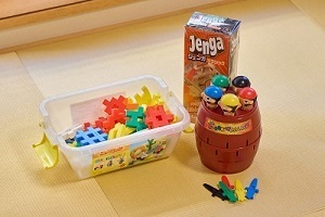 ambém temos brinquedos para crianças um pouco maiores, não apenas para bebês.