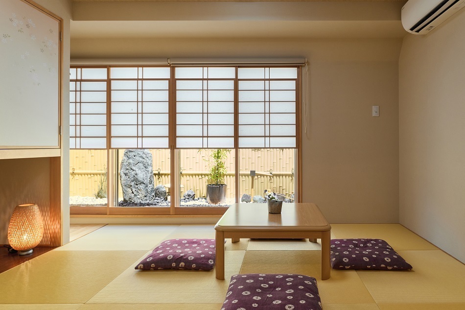 No Quarto 1, também é possível colocar até três conjuntos de futons.